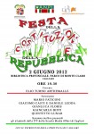 SABATO A MONTE CLARO – FESTA DELLA COSTITUZIONE DALLE 19.30