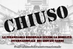 LA FINANZIARIA REGIONALE UCCIDE LA MOBILITA’ INTERNAZIONALE DEI GIOVANI – IL COMUNICATO