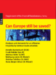 Can Europe still be saved? – Three remarks